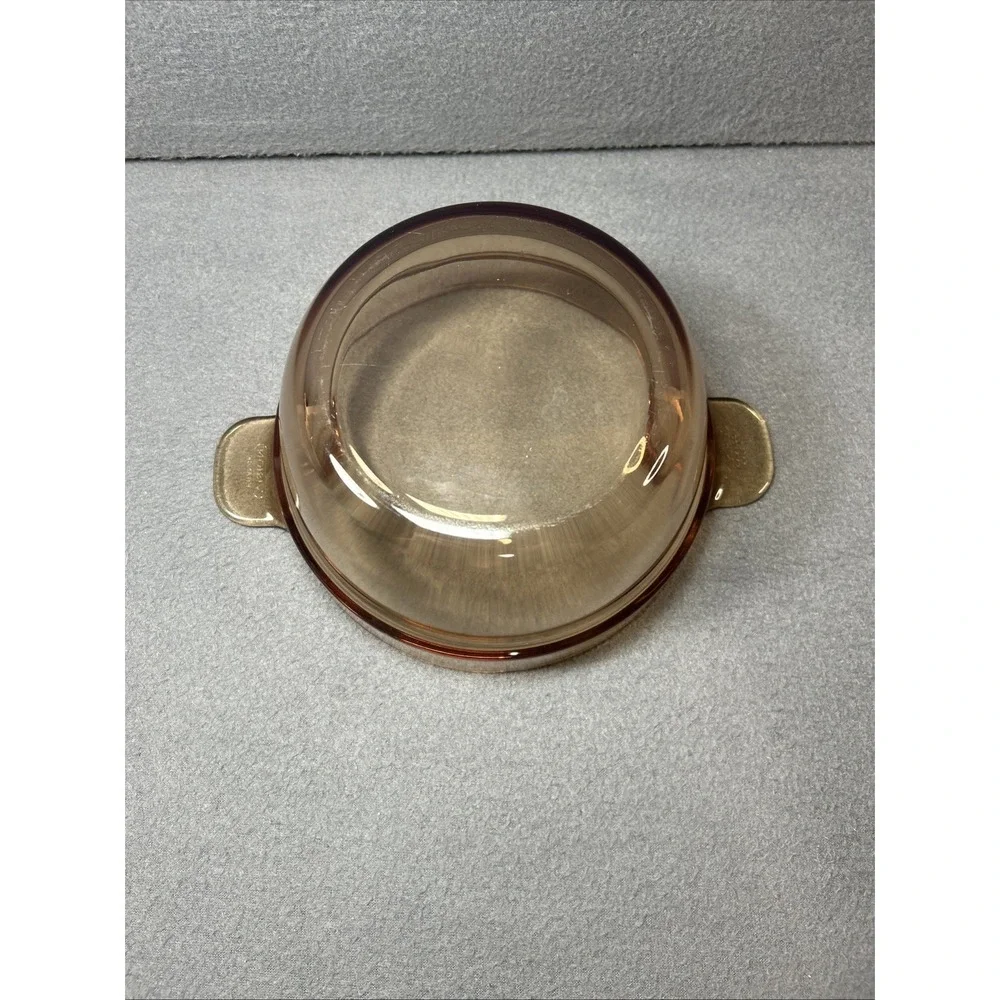 Vintage Visions Amber‎ Glass Double Boiler Insert – France V‑20‑B
